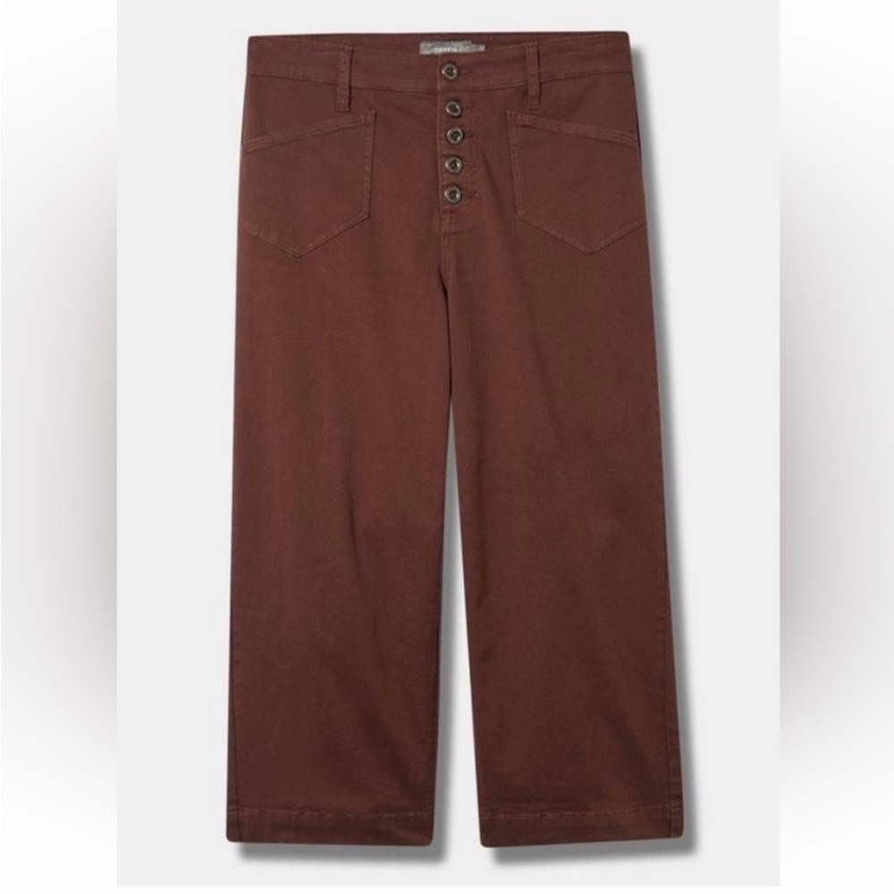 Torrid Twill Crop Pants